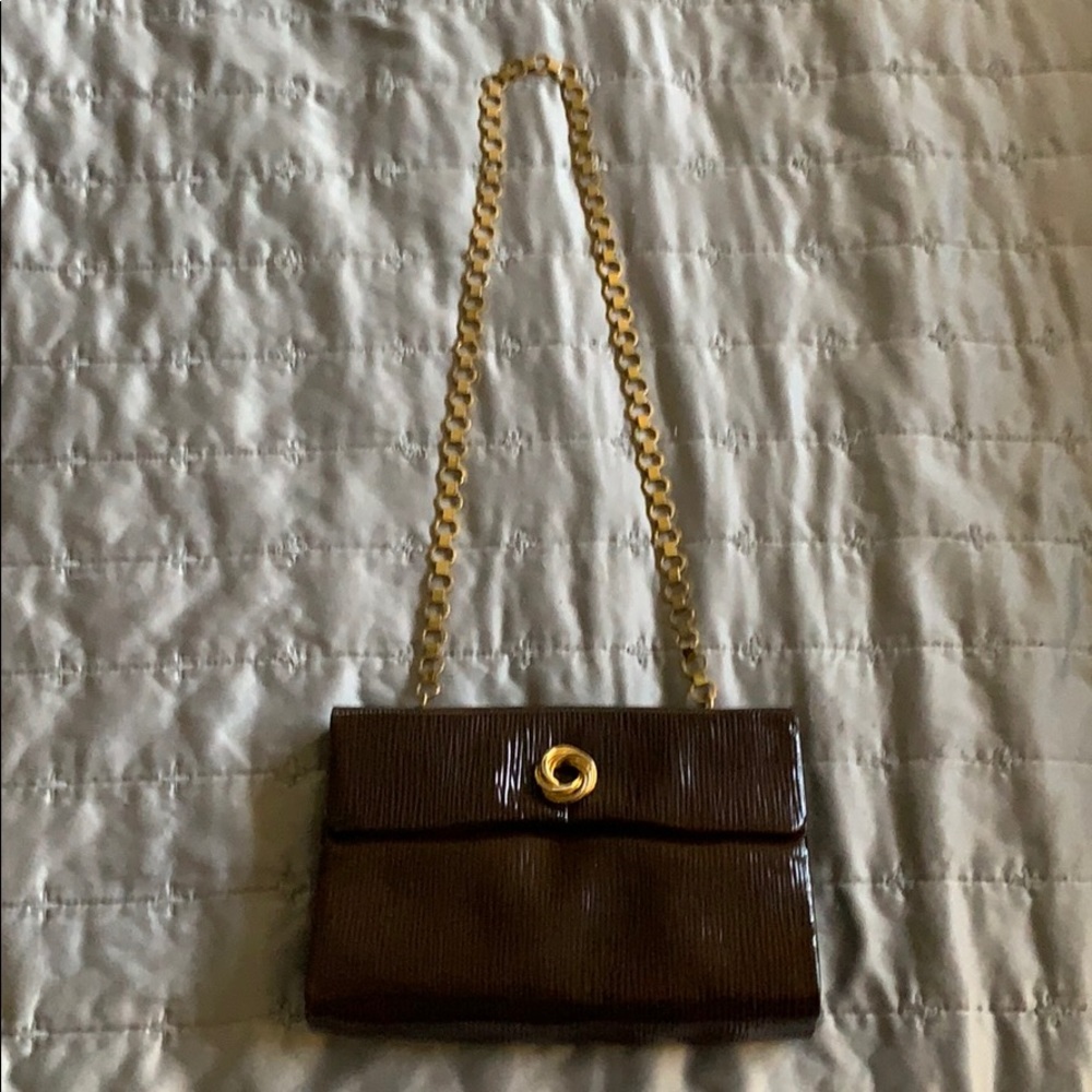 Jacomo Paris Vintage Handmade Patent Leather Purse